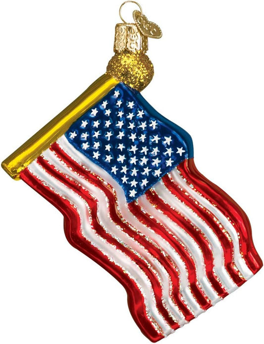 Political Gifts Glass Blown Ornaments for Christmas Tree Star-Spangled